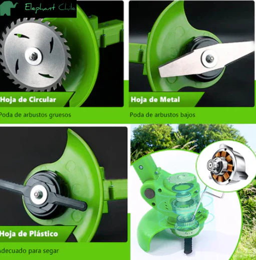 🌳 DESBROZADORA INALAMBRICA PORTÁTIL 12V 🌳