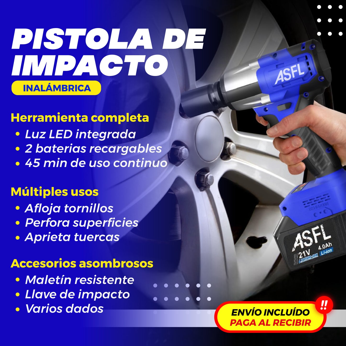 PISTOLA DE IMPACTO PROFESIONAL ASFL