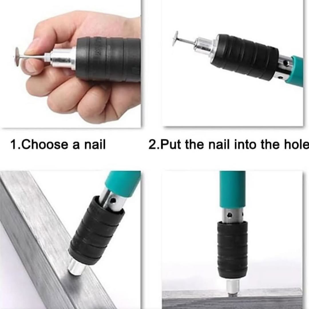 PISTOLA REMACHADORA DE CLAVOS