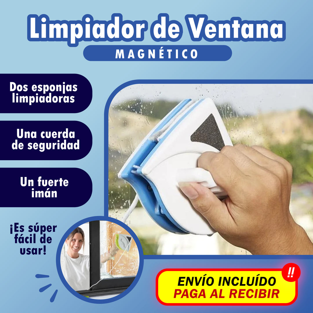 LIMPIADOR DE VENTANA MAGNÉTICO