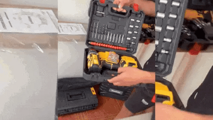TALADRO CON ROTOMARTILLO 3/8 DEWALT PROFESIONAL + 2 BATERIAS